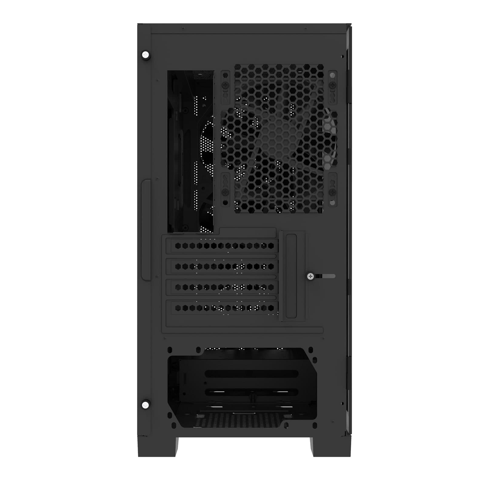 Montech AIR 100 LITE Micro ATX Mid Tower Black Tempered Glass image
