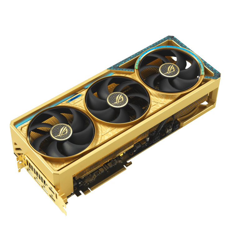 Asus ROG Astral Dhahab OC GeForce RTX 5090 32GB GDDR7 Gold / Black image