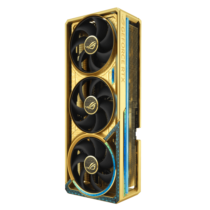 Asus ROG Astral Dhahab OC GeForce RTX 5090 32GB GDDR7 Gold / Black image