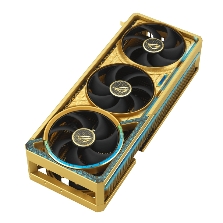 Asus ROG Astral Dhahab OC GeForce RTX 5090 32GB GDDR7 Gold / Black image