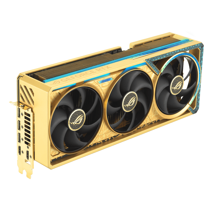 Asus ROG Astral Dhahab OC GeForce RTX 5090 32GB GDDR7 Gold / Black image