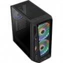 Aerocool AirHawk Duo ATX Mid Tower Black with Tempered Glass Side Panel and USB 3.2 Gen 1 Type-A image