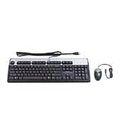 HP RC465AA#ABA Wired Standard Keyboard with Optical Mouse image