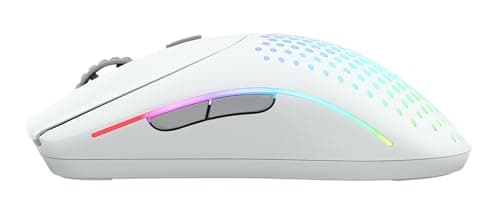 Glorious Model O 2 Wired/Wireless/Bluetooth Gaming Mouse- White image