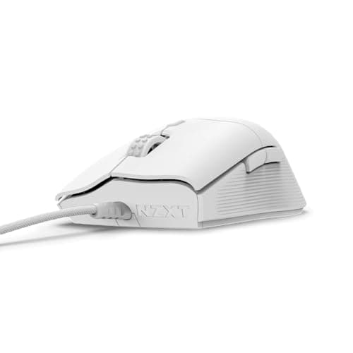 NZXT Lift 2 Ergo White Wired Optical Mouse image