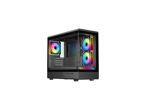 DIYPC ARGB-M1-BK Black Case mATX image