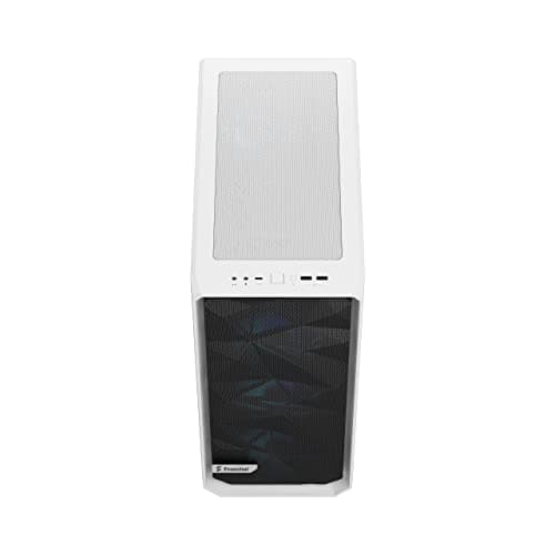 Fractal Design Meshify 2 Compact RGB ATX Mid Tower White Tempered Glass image