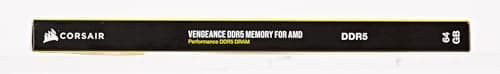 Corsair Vengeance 64GB (2 x 32GB) DDR5-6000 PC5-48000 CL30 Dual Channel Desktop Memory Kit CMK64GX5M2B6000C30 image