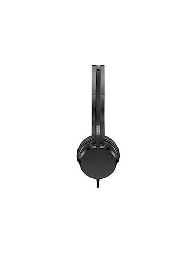 Lenovo 4XD1K18260 Closed-Back Black Headphones image