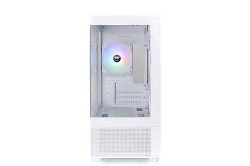 Thermaltake View 170 ARGB Micro ATX Mini Tower White with Tempered Glass Side Panel and USB 3.2 Gen 1 Type-A image