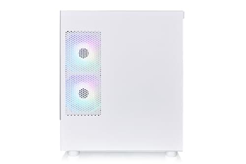 Thermaltake View 170 ARGB Micro ATX Mini Tower White with Tempered Glass Side Panel and USB 3.2 Gen 1 Type-A image