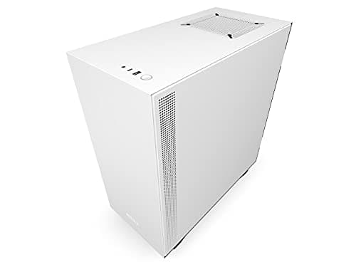 NZXT H510i ATX Mid Tower White with Tempered Glass Side Panel and USB 3.2 Gen 2 Type-C USB 3.2 Gen 1 Type-A image