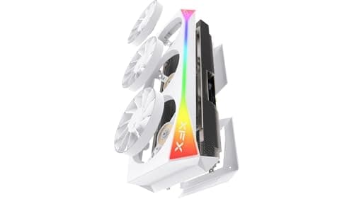 XFX Mercury OC Magnetic Air RGB Radeon RX 9070 XT 16GB GDDR6 White image