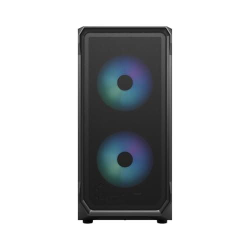 Fractal Design Focus 2 RGB ATX Mid Tower Black Tempered Glass Side Panel image