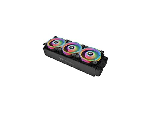 Thermaltake Riing Quad 120mm Black PWM RGB TT Premium Edition 3-Pack image