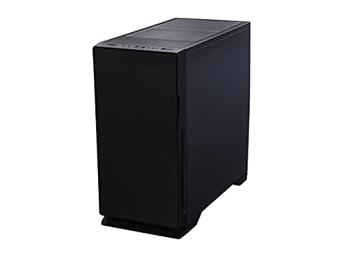 DIYPC Silence ATX Mid Tower Black with Acrylic Side Panel and USB 3.2 Gen 1 Type-A, USB 2.0 Type-A image