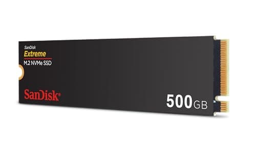 SanDisk Extreme 500GB M.2-2280 SSD PCIe 4.0 x4 NVMe image