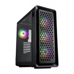 FSP Group CUT593P ATX Full Tower Black with Tempered Glass Side Panel and USB 3.2 Gen 2 Type-C USB 3.2 Gen 1 Type-A image