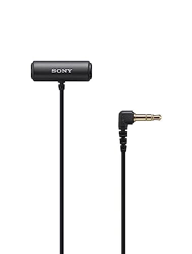 Sony ECM-LV1 Omnidirectional Stereo Lavalier Microphone image