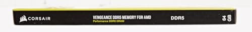 Corsair Vengeance 64GB (2 x 32GB) DDR5-6000 PC5-48000 CL30 Dual Channel Desktop Memory Kit CMK64GX5M2B6000C30 image