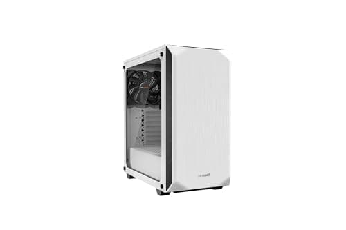 be quiet! Pure Base 500 ATX Mid Tower White with Tempered Glass Side Panel and USB 3.2 Gen 1 Type-A image