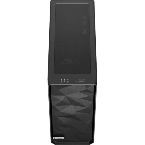 Fractal Design Meshify 2 XL ATX Full Tower Black with Tinted Tempered Glass Side Panel and USB 3.2 Gen 2 Type-C, USB 2.0 Type-A image