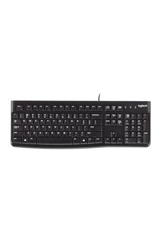 Logitech MK120 Wired Slim Keyboard With Optical Mouse image