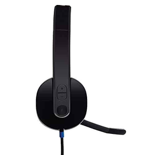Logitech H540 Wired Headset Closed Black and Blue image