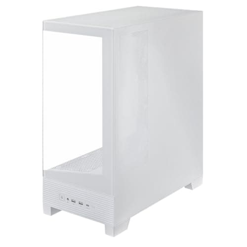 Asus A31 ATX Mid Tower White with Tempered Glass Side Panel and USB 3.2 Gen 1 Type-A Front Panel image