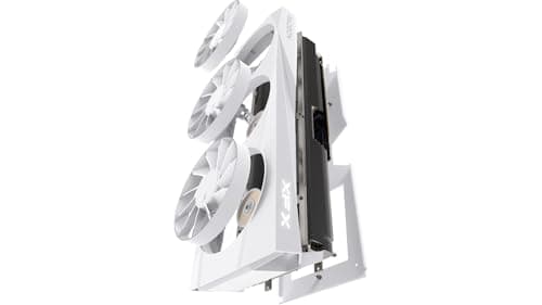 XFX Quicksilver AMD Radeon RX 9070XT White Magnetic Air Edition image