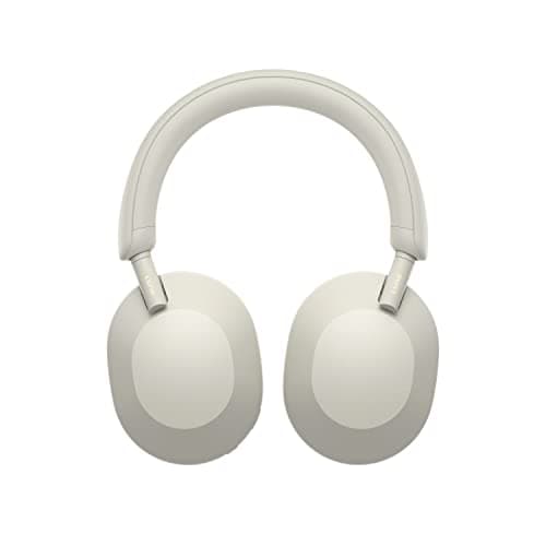 Sony XM5 Closed-Back Silver Headphones image