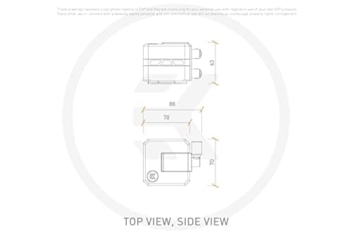 EK AIO Elite Water 360mm D-RGB 66.04 CFM Black image