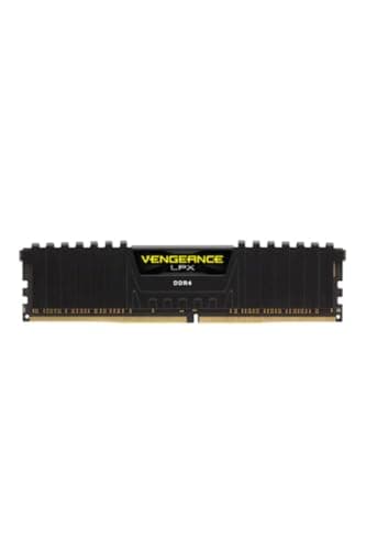 Corsair Vengeance LPX Black / Yellow DDR4-3000 CL16 64GB (2x32GB) image