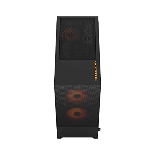 Fractal Design Pop Air ATX Mid Tower Orange / Black Tempered Glass Side Panel image