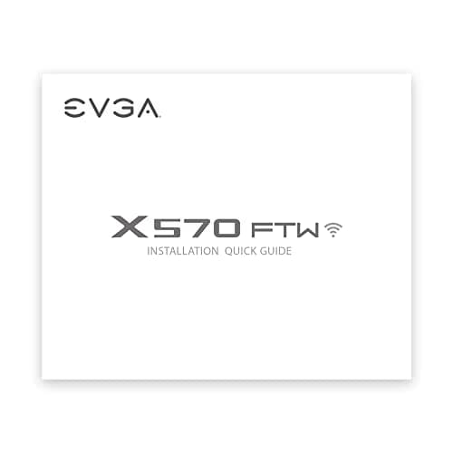 EVGA X570 FTW WIFI, 121-VR-A577-KR, AM4, AMD X570, PCIe Gen4, SATA 6Gb/s, Wi-Fi 6/BT5.2, USB 3.2 Gen2, M.2, ATX, AMD Motherboard image