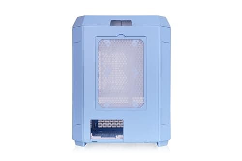 Thermaltake The Tower 600 ATX Mid Tower Blue Tempered Glass Side Panel image