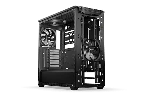 be quiet! Shadow Base 800 ATX Mid Tower Black with Tempered Glass Side Panel and USB 3.2 Gen 2 Type-C / USB 3.2 Gen 1 Type-A image