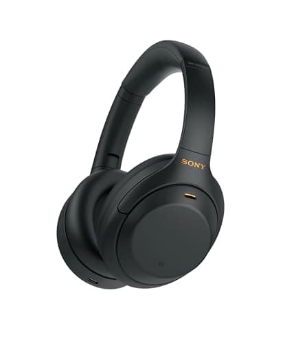 Sony WH1000XM4 Closed-Back Wireless Headphones Black image