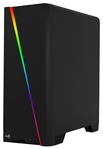 AeroCool Cylon RGB Front with Built in Card Reader and Side Window Panel Mid Tower Black image