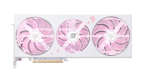 PowerColor Hellhound Sakura OC Radeon RX 7800 XT 16GB GDDR6 White / Pink image