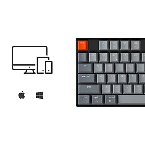 Keychron K8 Bluetooth/Wired Standard Gateron G Pro Brown Mechanical Keyboard image