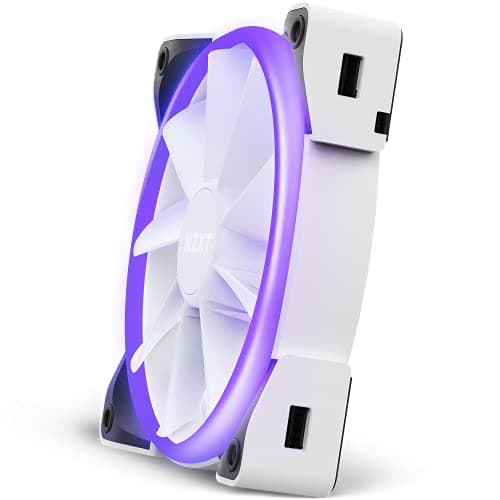NZXT AER RGB 2 120mm White Addressable RGB PWM 52.44 CFM 3-Pack image