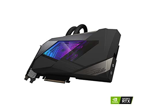 Gigabyte AORUS XTREME WATERFORCE GeForce RTX 3080 LHR 12GB GDDR6X Black image