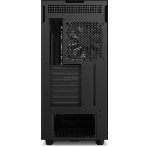 NZXT H7 Flow (2022) ATX Mid Tower Black with Tempered Glass Side Panel and USB 3.2 Gen 2x2 Type-C, USB 3.2 Gen 1 Type-A image