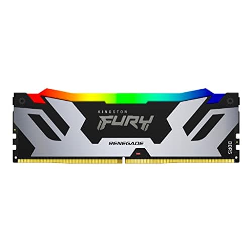 Kingston Fury Renegade RGB Silver / Black DDR5-7200 CL38 24GB (1x24GB) image