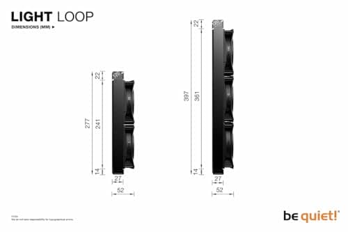 be quiet! Light Loop Water 240mm Black image