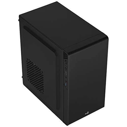 Aerocool CS-106 Micro ATX Mini Tower Black with USB 3.2 Gen 1 Type-A and USB 2.0 Type-A image