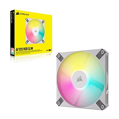 Corsair iCUE AF120 120mm White SLIM RGB PWM 56.3 CFM image