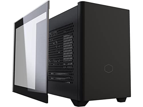 Cooler Master NR200P V2 Mini-ITX 18L PC Case, Top-Mount 240mm|280mm Liquid Cooler, 356mm Vertical Mounting 3.5-Slot GPU, Tempered |Vented Panel, USB 3.2 Gen 2x2 Type C (NR200PV2-KCNN-S00) image