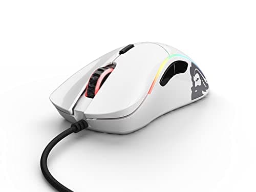 Glorious Model D Glossy White Wired Optical Gaming Mouse image